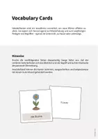Vorschau - Mal- und Bastelvorlagen - Garden: Vocabulary Cards (Englisch) - Seite 1