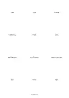 Vorschau - Mal- und Bastelvorlagen - Garden: Vocabulary Cards (Englisch) - Seite 3