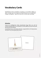 Vorschau - Mal- und Bastelvorlagen - Cleaning: Vocabulary Cards (Englisch) - Seite 1