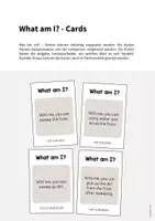 Vorschau - Aufgabenkarten - Cleaning: What am I? - Cards (Englisch) - Seite 1