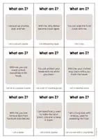 Vorschau - Aufgabenkarten - Cleaning: What am I? - Cards (Englisch) - Seite 3