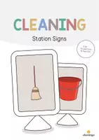 Vorschau - Stationenlernen - Cleaning: Station Signs (Englisch) - Deckblatt