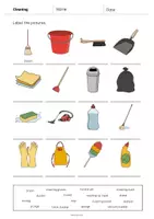 Vorschau - Arbeitsblätter - Cleaning: Vocabulary Worksheet 1 (Englisch) - Seite 3
