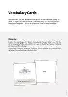 Vorschau - Mal- und Bastelvorlagen - Kitchen: Vocabulary Cards (Englisch) - Seite 1