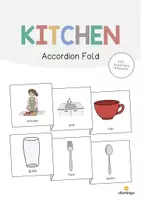 Vorschau - Mal- und Bastelvorlagen - Kitchen: Accordion Fold (Englisch) - Deckblatt