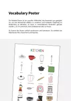 Vorschau - Poster - Kitchen: Vocabulary Poster (Englisch) - Seite 1