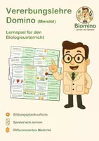Vorschau - Mal- und Bastelvorlagen - Materialpaket Genetik - Biomino - Seite 1