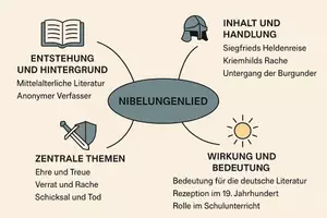Vorschau - Arbeitsblätter - Lernposter + Lernposter + AB mit Fragen zum Thema "Nibelungensage" + Lösungsblatt + Mindmap + Infografik - Seite 3