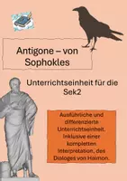 Vorschau - Unterrichtsreihen - Antigone – von Sophokles Unterrichtseinheit für die Sek II - Deckblatt