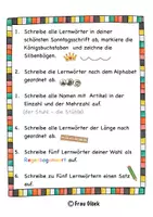 Vorschau - Arbeitsblätter - Lernwörter - Seite 2
