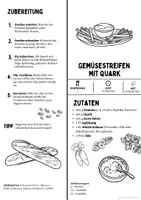 Vorschau - Unterrichtsreihen - Rezept: Gemüsesticks mit Quark-Dip | Vegetarisch | Hauswirtschaft & Ernährung | Klasse 5–9 - Seite 3