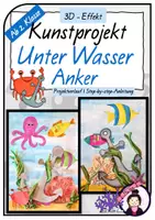 Vorschau - Stundenentwürfe - Kunst im SOMMER | Unter Wasser - Anker - Deckblatt