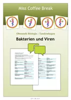 Vorschau - Arbeitsblätter - Bakterien und Viren - Tandembogen - Deckblatt
