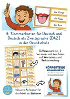Vista previa - Unidades / Secuencias / Situaciones de Aprendizaje - KÖRPER Deutsch / Alemán Klammerkarten Deutsch - página 1