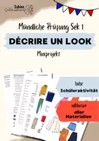 Vorschau - Unterrichtsreihen - Mündliche Prüfung Französisch Sek I: Materialpaket mit Wegbeschreibung, Outfits & Videoprojekten – praxisnah & sofort einsetzbar - Deckblatt