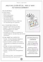Vorschau - Stundenentwürfe - Zuhör-Rätsel – Wer ist wer? Hör genau hin! Hörrätsel mit Kindern auf dem Wochenmarkt – DaZ |Deutsch Klasse 1–3 | Personenbeschreibungen & Hörverstehen für Klasse 1–3 | Hör-/Hörsehverstehen | Fächerübergreifend | Fertige Vertretungsstunde - Seite 1