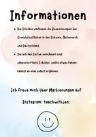 Vorschau - Poster - TAGESPLAN: Visualisierung für dein Schulzimmer | Classroom Management - Seite 1