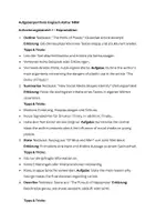 Vorschau - Merkblätter - Aufgabenportfolio Englisch Abitur NRW - Deckblatt
