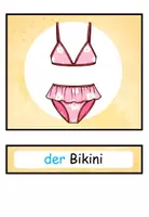 Vorschau - Präsentationen/Tafelbilder - Bildkarten und Wortkarten "Der Sommer" DaZ / DaF/ Deutsch - Seite 3