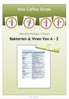 Vorschau - Merkblätter - Bakterien & Viren - Von A - Z - Deckblatt
