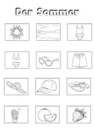 Vorschau - selbst erstellte Cliparts/Grafiken - Symbole fürs Vokabelheft "der Sommer" DaZ - Seite 3