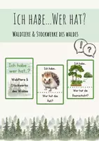 Vorschau - Bildkarten - "Ich habe..., Wer hat...?" zu: Waldtiere & Stockwerke des Waldes - Deckblatt