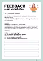 Vorschau - Stundenentwürfe - Feedback geben und erhalten + Rollenspiel - Seite 1