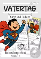 Vorschau - Mal- und Bastelvorlagen - Vatertag | Gedicht und Karte - Deckblatt