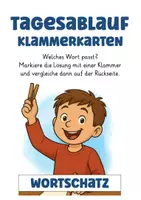 Vista previa - Unidades / Secuencias / Situaciones de Aprendizaje - TAGESABLAUF / HOBBIES Deutsch / Alemán Klammerkarten - página 2