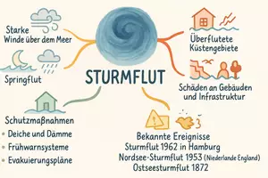 Vorschau - Arbeitsblätter - Lernposter + Arbeitsblatt "Sturmflut" + Onlineübung & MP3 + Mindmap + Infografik - Seite 3
