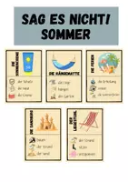 Vorschau - Spiele - Sag es nicht! Sommer - Deckblatt
