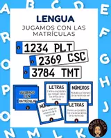 Vista previa - Juegos / Gamificación - LENGUA - Jugamos con matrículas @maes.tic.ca - Portada