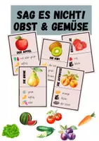 Vorschau - Spiele - Sag es nicht! Obst&Gemüse - Deckblatt