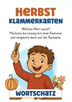 Aperçu - Apprentissages en autonomie - Allemand Deutsch Klammerkarten Herbst - Page 2