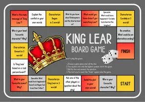 Aperçu - Jeux - Board Game - King Lear (Shakespeare) - Page 1