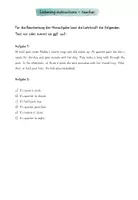 Vorschau - Arbeitsblätter - Englischtest time / Uhrzeiten - Deckblatt