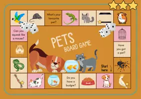 Aperçu - Jeux - Pets Board Game (Looping principle) - Page 1