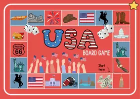 Aperçu - Jeux - USA Board Game (Looping principle) - Page 1
