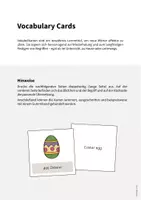 Vorschau - Mal- und Bastelvorlagen - Easter: Vocabulary Cards (Englisch) - Seite 1