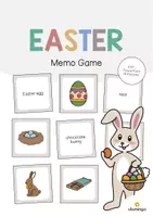 Vorschau - Spiele - Easter: Memo Game (Englisch) - Deckblatt