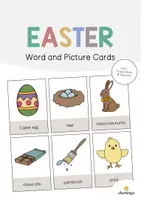 Vorschau - Poster - Easter / Ostern: 30+ Bildkarten auf Englisch (Flashcards & Tafelmaterial) - Deckblatt
