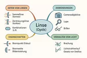 Vorschau - Arbeitsblätter - Lernposter + AB mit Fragen zum Thema "Linse" + Lösungsblatt + Mindmap + Infografik - Seite 3