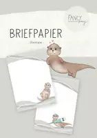 Vorschau - Arbeitsblätter - Briefpapier für die Otterklasse (grau/beige) - Deckblatt