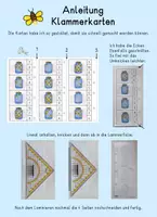 Vorschau - Stationenlernen - Zählen bis 10 – Cookies im Glas, Klettkreis, Klammerkarten & Arbeitsblätter - Seite 1