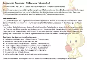 Vorschau - Arbeitsblätter - Rechenspur Quersummen - Seite 2