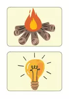 Vorschau - Präsentationen/Tafelbilder - Flashcards Lichtquellen - Kärtchen für Tafel/Sitzkreis - Deckblatt