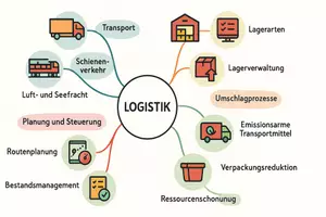 Vorschau - Arbeitsblätter - Lernposter + Arbeitsblätter zum Thema "Logistik" + Lösung & MP3 + Mindmap + Infografik - Seite 3