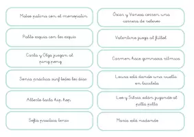 Vista previa - Tarjetas / Manipulativos - Comprensión lectora - página 2