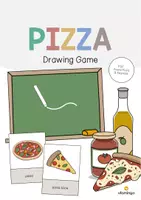 Vorschau - Spiele - Pizza: Drawing Game (Englisch) - Deckblatt