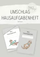 Vorschau - Anderer Materialtyp - Umschlag: Hausaufgabenheft der Otterklasse (grau/beige) - Deckblatt